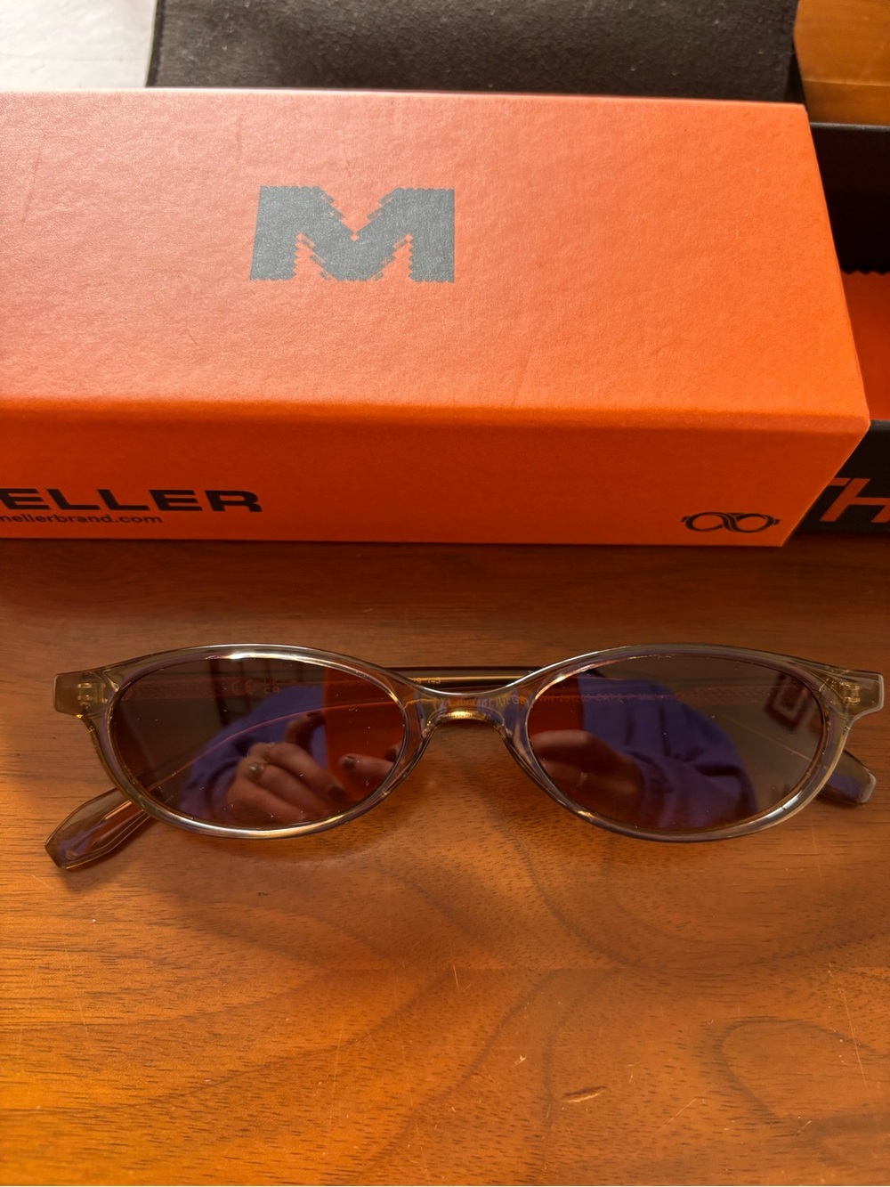 Meller Slim Brown Sunglasses